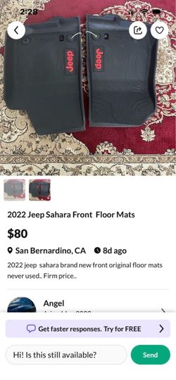 Jeep mats