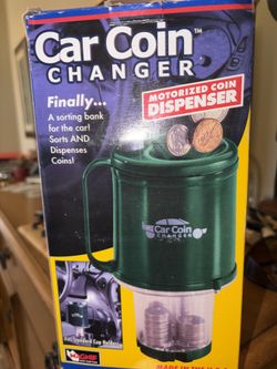 Handy “Cup Holder” Coin keeper & Dispenser