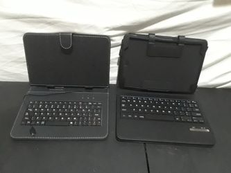 2 Tablet Cases with Keyboards