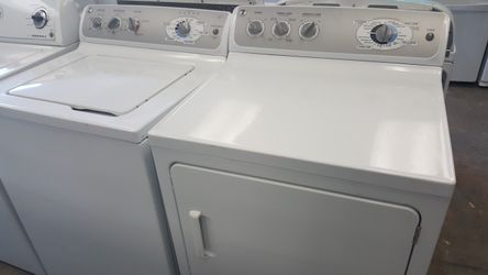 GE Stainless Steel Washer and Dryer Set