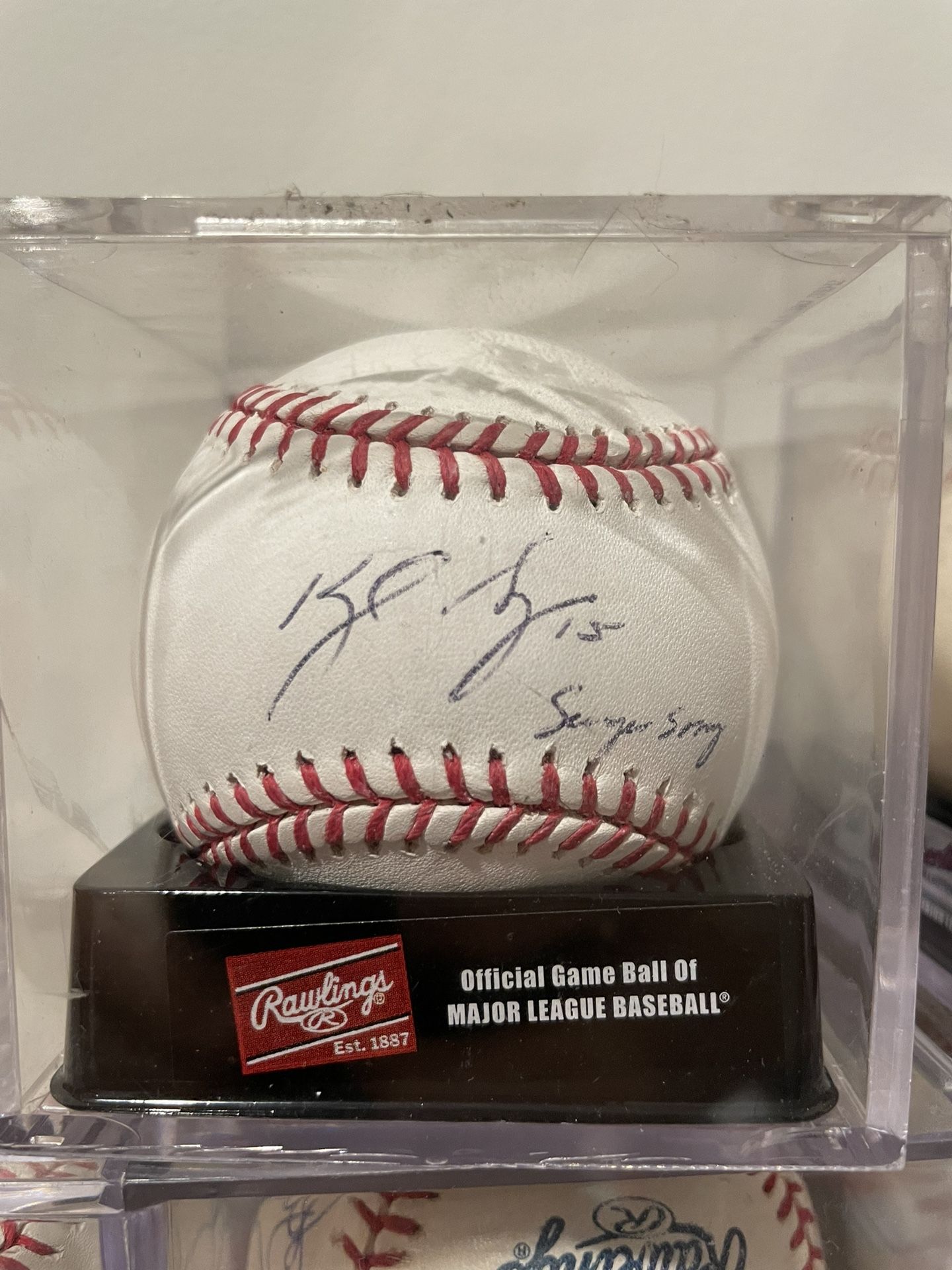 Kyle Seager Autographed Baseball with “Seager Strong” Inscription