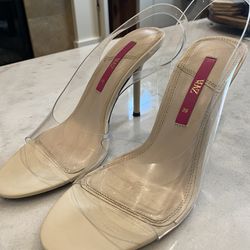 Zara Clear Heels