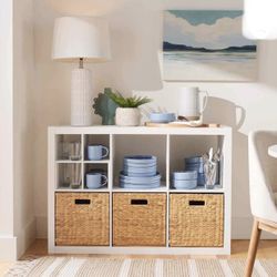 NEW 6-Cube Storage Organizer – White Texture – Brand New in Box! ✨