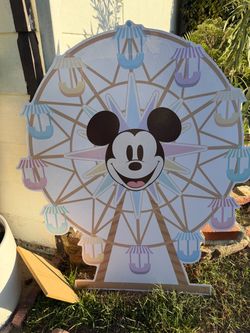 Mickey Mouse Ferris Wheel Cutout Sign