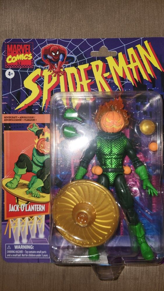 Marvel Legends Spiderman Halloween Jack O Lantern