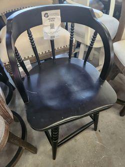 Breda 25.5" Turned Bubble Spindle Low-Back Wood Counter Stool, Black