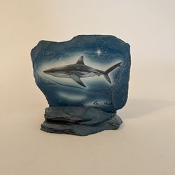 Decorative Shark Art & Stand