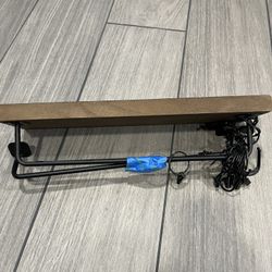 Hat Rack for Wall With Shelf 