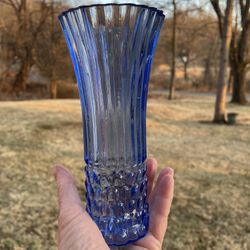 Cobalt Bright, Blue 7” Vase. Excellent condition.