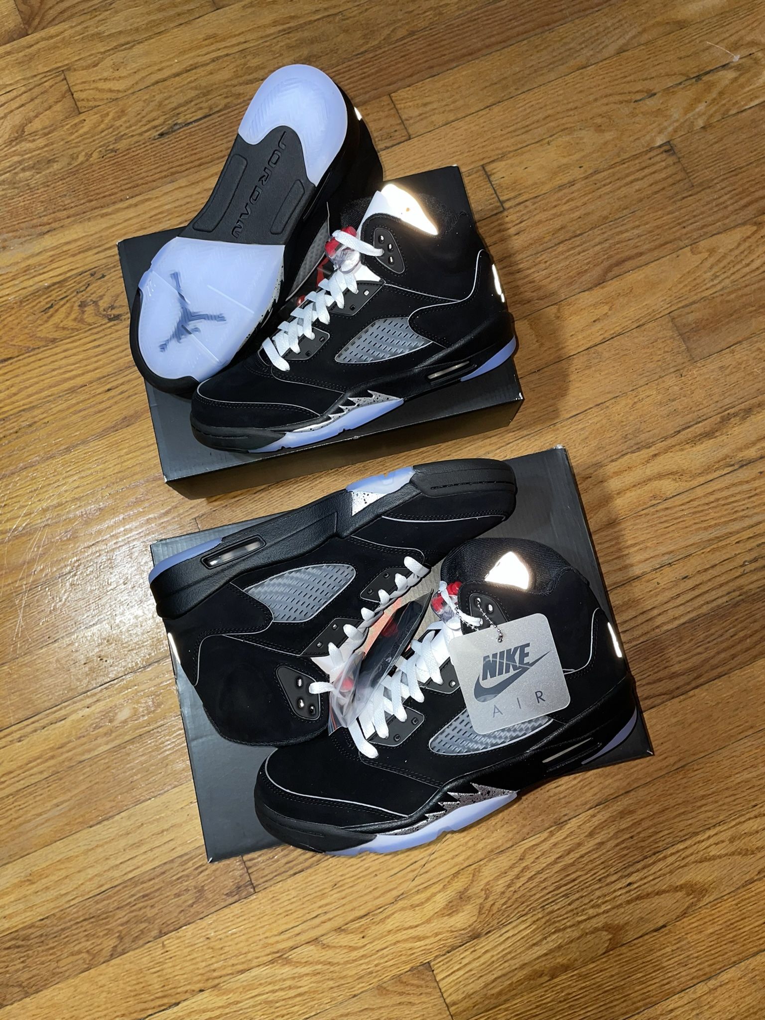 Air Jordan Retro 5 Black Metallic Reimagined 2025 ( Read Description )