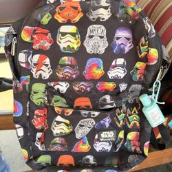 Loungefly-Star Wars Stormtrooper Backpack – Colorful Print