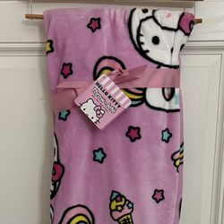 Hello Kitty Unicorn Blanket