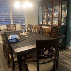 Table And Cabinet set