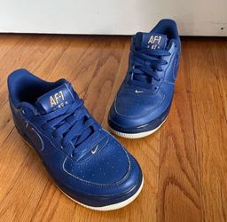 Blue Nike Air Force 1  Bg Kid size 4