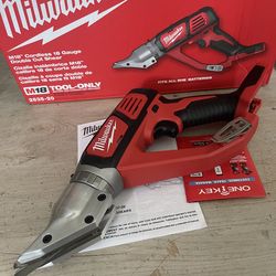 Milwaukee m18 18ga  double cut shear (tool only)