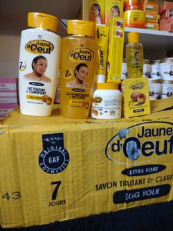 Jaune d'oeuf 7days extra fort body set of 6 pcs Egg yolk no Hydroquinone