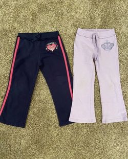 Toddler Girls 4T athletic bottoms lot