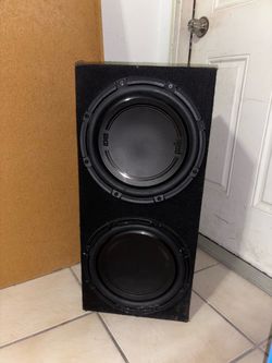 2 Polk Audio DB1242 SVC subwoofers