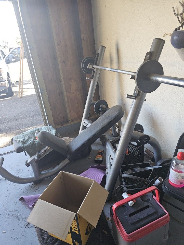 2 Benches Plus Weights