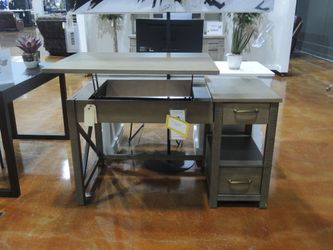 Steve Silver Dexter Home Office Lift-Top Desk - Driftwood