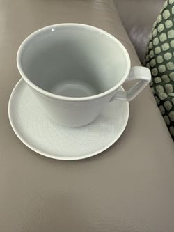 Tea cup and plate set