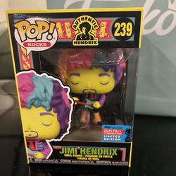 Funko Pop Jimi Hendricks Blacklight 2021 Fall Convention
