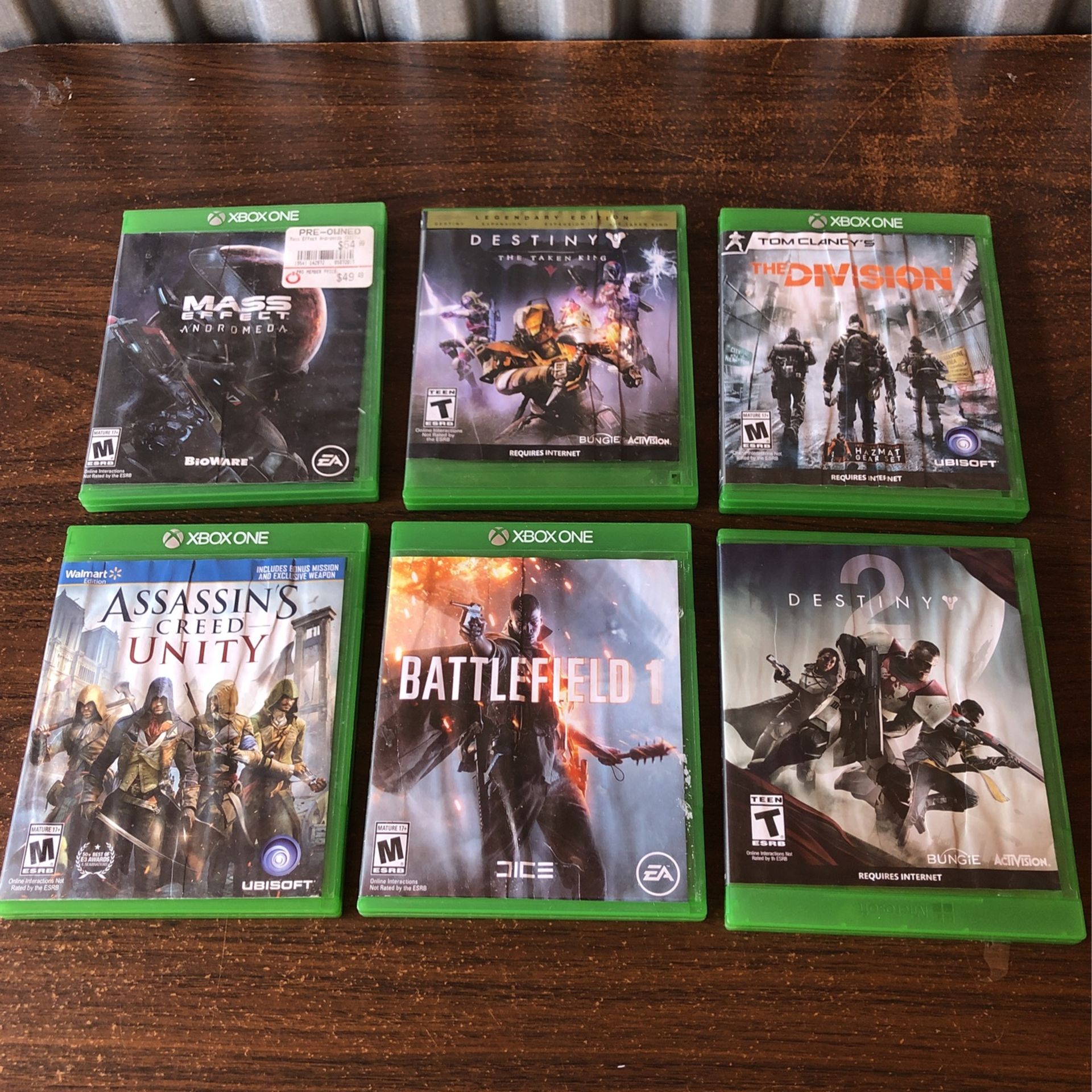 XBox One Games Used