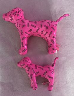 Victoria Secret Pink Decor Dogs (Includes Both)