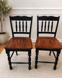 Two bar stools