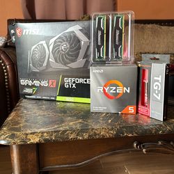 PC Components! Mid Tier Computer Setup!
