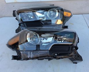 16-22 Toyota Tacoma LED DRL Projector Headlights Luces Focos Micas Faros Faroles Headlamps