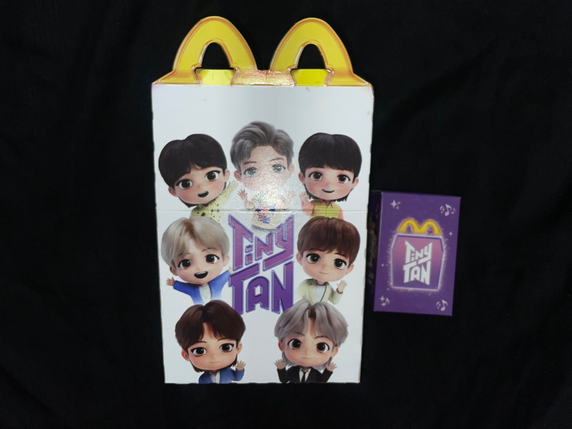 Tiny Tan Inspired By BTS McDonalds toy 