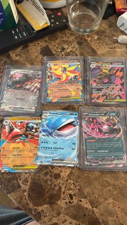 10 Pokemon Ex cards great condition