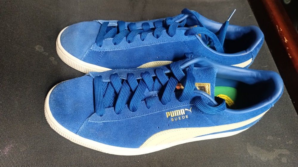 Puma Blue Suede Size 9
