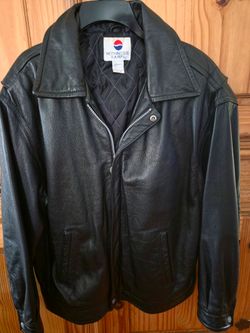 Men's Black Leather Jacket