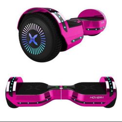 Hover-1 Chrome Hoverboard - Pink