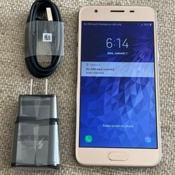 Samsung Galaxy J3, Factory Unlocked,  Excellent Condition.  Like New 