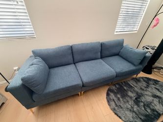 3 seat sofa with ottoman