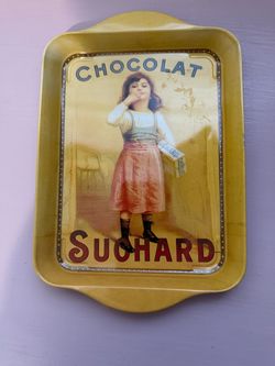Chocolat Suchard Vintage Advertising Tin Tray