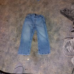 Garanimals Pull Up Snap Blue Jeans Toddler 3T