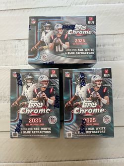 Topps Chrome NFL Blaster Box 2025