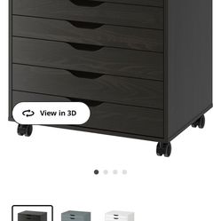 Drawer unit On Casters- IKEA Alex