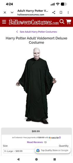 Voldemort and Dumbledore adult costumes