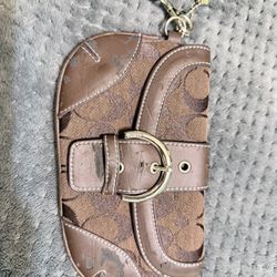 Authentic coach wristlet