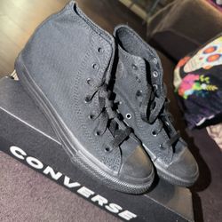 Brand New Black Converses Size 2