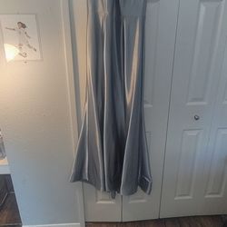 Silver Formal / Prom Dress
