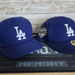 Los Angeles Dodgers 2024 and 2025 Size 8 Hats