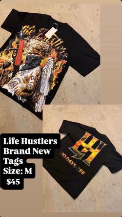 Life Hustlers Graphic T-Shirt Size M