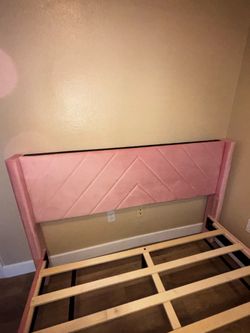 Pink Queen Size Bed Frame