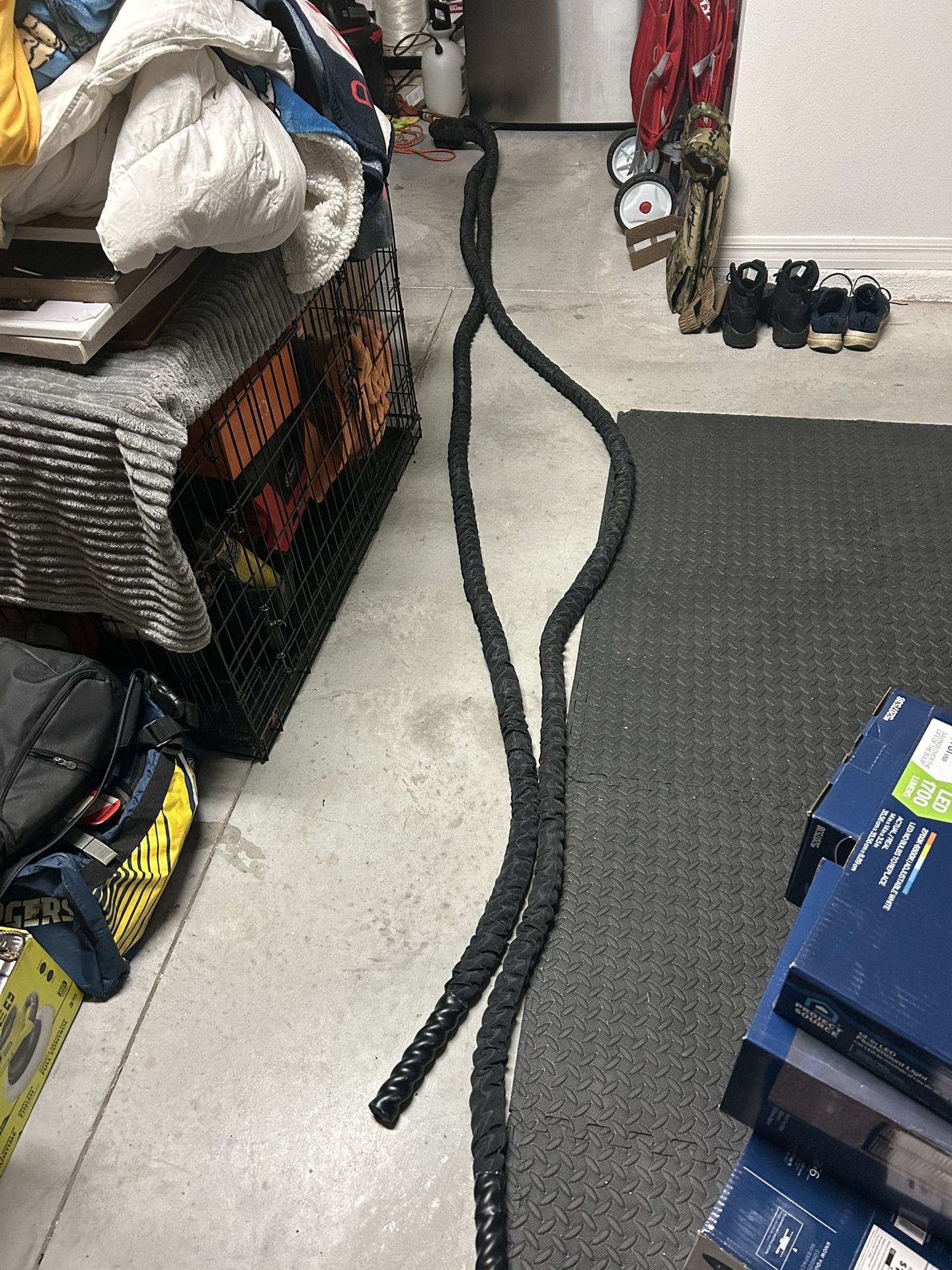 Black Gym Rope